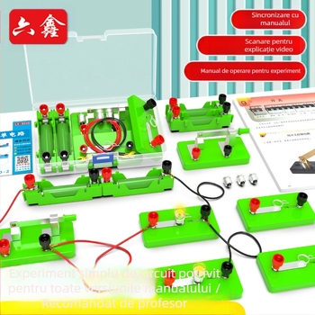 Liuxin Set de Experimente Științifice pentru clasa a IV-a — Fizică și Electricitate, Circuite Simple (Serii și Paralel) Instrument Educațional