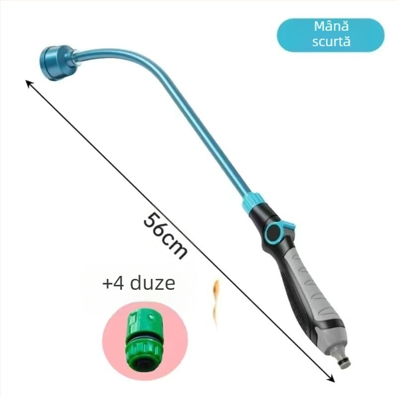 Stropitoare cu mâner lung pentru răsaduri și grădină, ideală pentru seră și udare legume