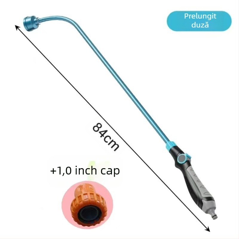 Stropitoare cu mâner lung pentru răsaduri și grădină, ideală pentru seră și udare legume