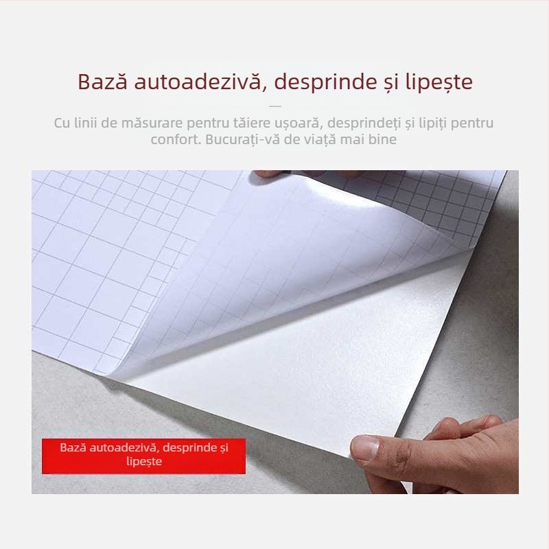 Tapet autoadeziv pentru pereți – din material nețesut, stil simplu și modern, premium