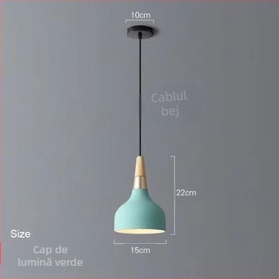 Lampa pendant Nordic cu trei capete din fier, LED, 220V, model AL0038