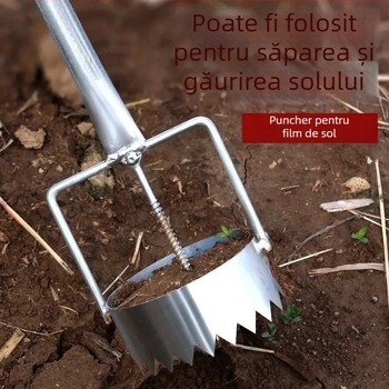 Găuritor pentru film de mulc pentru sere - Unealtă multifuncțională de perforare a găurilor pentru plantare agricolă