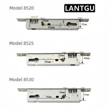 Corp de încuietoare cu punct unic pentru uși batante din aluminiu și lemn, aliaj zinc, ball lock, model Other