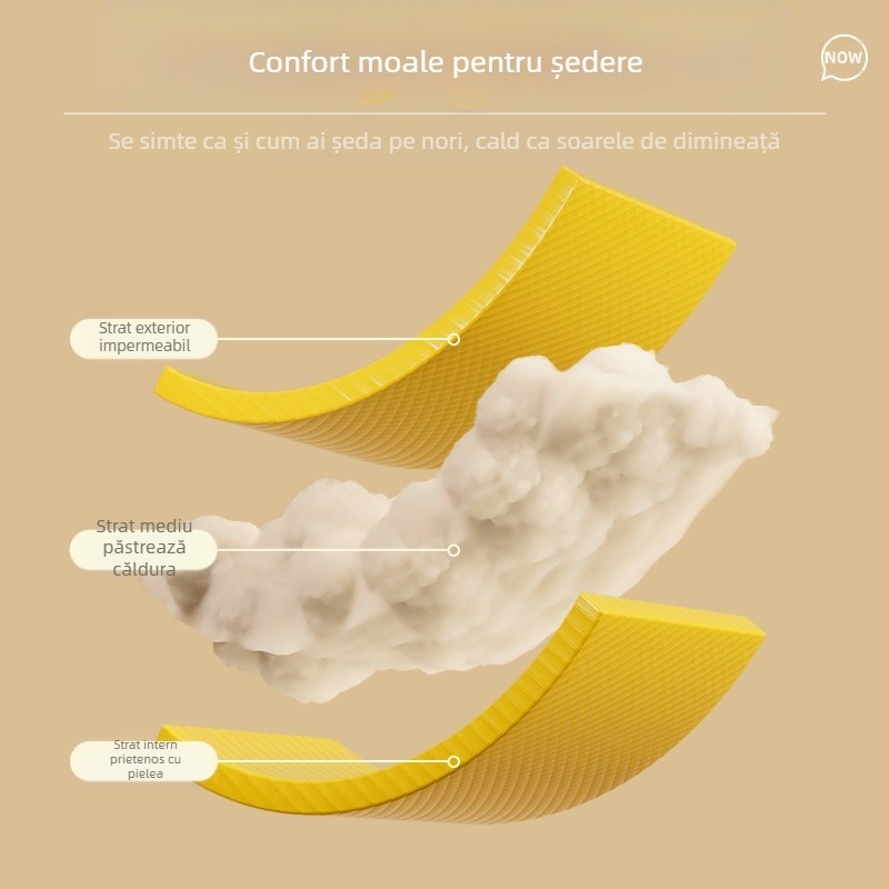 Găleată de baie pliabilă pentru adulți, PVC, pentru baie, cu controlul temperaturii