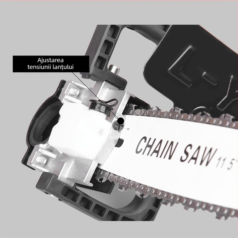 ZHCY Fierăstrău electric cu lanț, alimentare la priză, tensiune nominală 3, material lanț: normal, pentru uz casnic