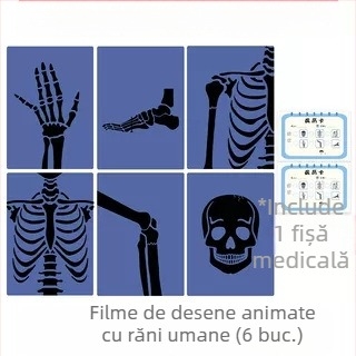 Jucărie educațională Montessori-Reggio cu lumină și umbră, inel DIY cu raze X, pentru sugari 0–3 ani, colț științific pentru fete