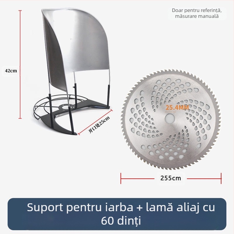 Dispozitiv de susținere pentru recoltatul orezului, cadru de susținere pentru drujba de iarbă, Sheng Xin, destinat recoltării orezului