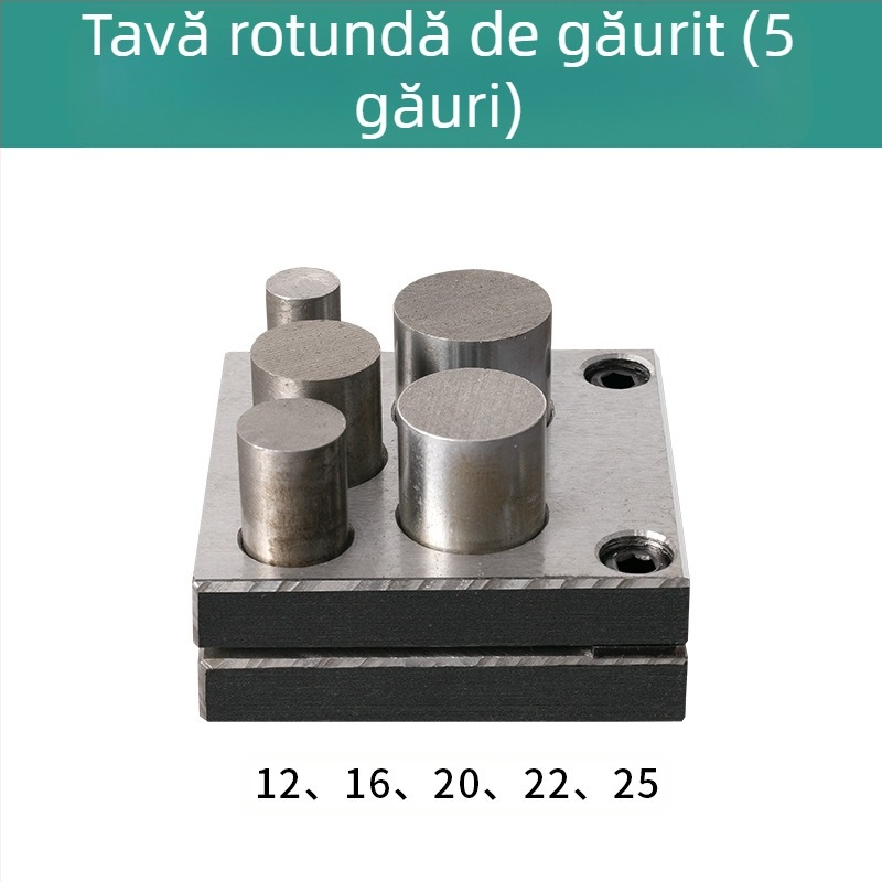 Unealtă de perforare a găurilor circulare în metal – Keute – aur, argint și cupru
