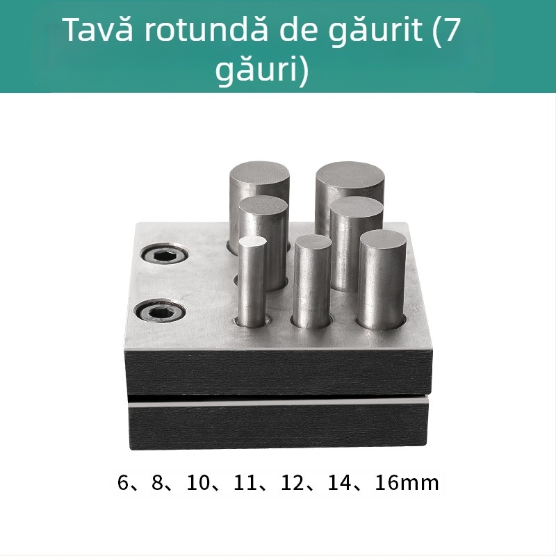 Unealtă de perforare a găurilor circulare în metal – Keute – aur, argint și cupru