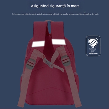 Rucsac unisex pentru grădiniță din material Oxford, respirabil, impermeabil și ultra ușor, imprimeu drăguț cu animale