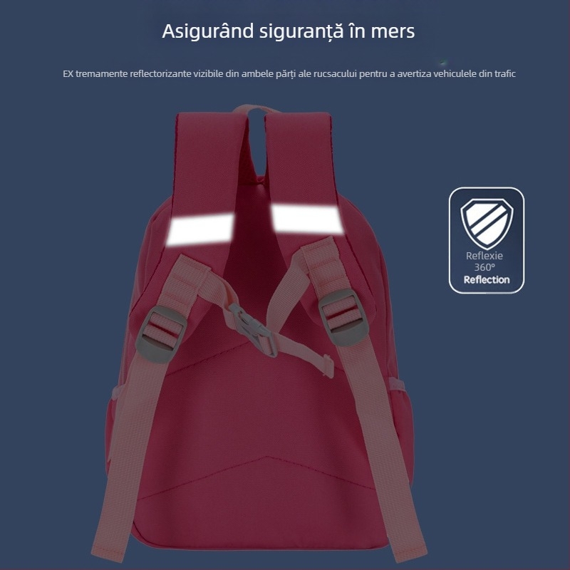 Rucsac unisex pentru grădiniță din material Oxford, respirabil, impermeabil și ultra ușor, imprimeu drăguț cu animale