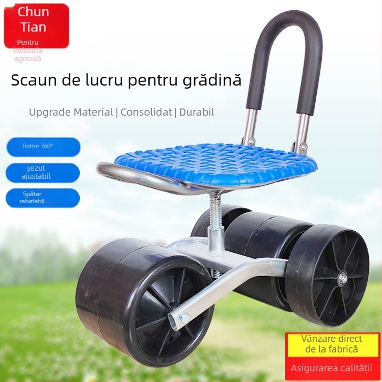 Kazutomo Scaun mobil agricol pentru câmp și uz casnic (Model: Default)