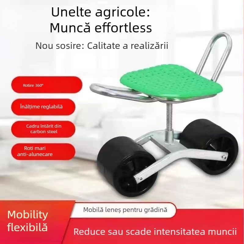 Kazutomo Scaun mobil agricol pentru câmp și uz casnic (Model: Default)