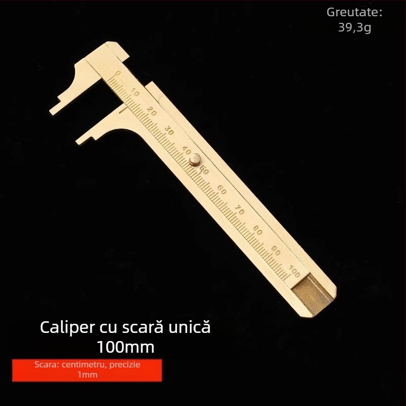 Caliper Vernier Digital pentru bijuterii – Înaltă precizie, cupru pur, afișaj LCD, pentru măsurarea bijuteriilor mici și a obiectelor miniaturale
