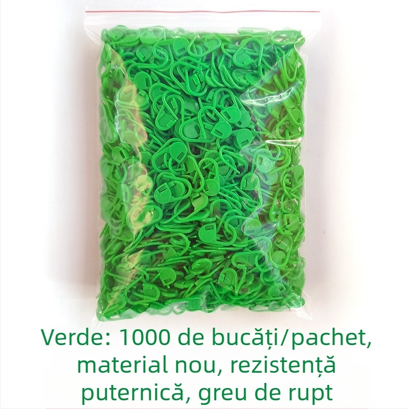 Știfturi plastice pentru croșetat, cu cleme marcatoare — Wen Yuexin, 80 seturi (8.000 buc.), aproximativ 205 g/ambalaj, stil modern