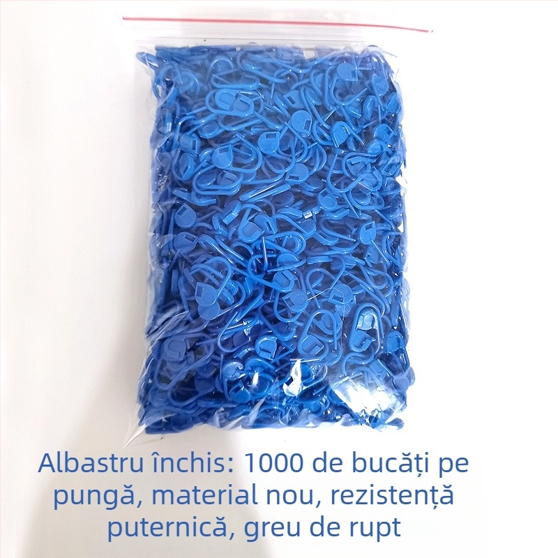 Știfturi plastice pentru croșetat, cu cleme marcatoare — Wen Yuexin, 80 seturi (8.000 buc.), aproximativ 205 g/ambalaj, stil modern