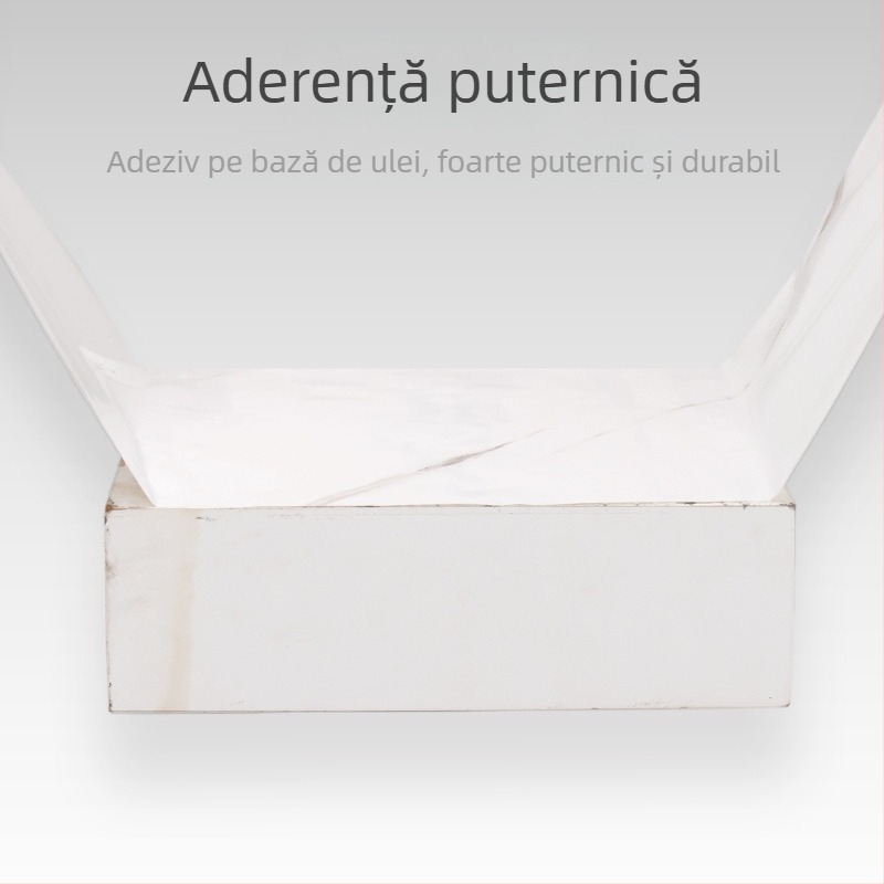 Sticker decorativ pentru perete cu model marmură, PVC, rezistent la apă și la ulei, stil simplu și modern, potrivit pentru sufragerie