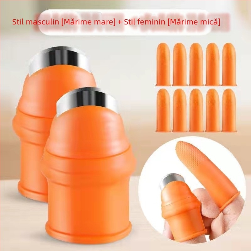 Cuțit mic de cules fructe și legume — pentru fasole, cireșe, struguri și ardei; vârf de priză și lamă pentru degetul mare