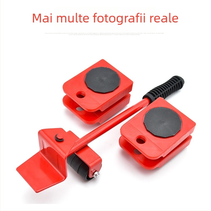 Set de unelte pentru mutat mobilier, 5 piese, portabil, pentru uz casnic