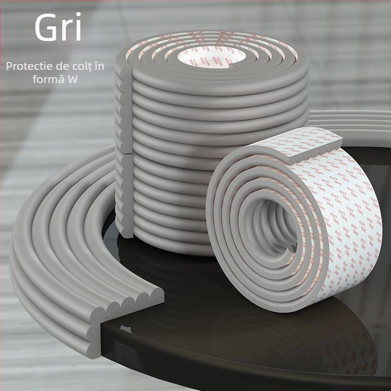 Bandă de protecție pentru pervazul ferestrei, pentru copii, îngroșată și lărgită, cu margine de finisare și covoraș cald pentru picioare