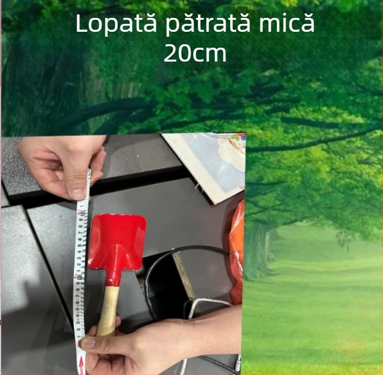 Set de unelte de grădină: lopți din fier, lopată mică, greblă, sapă pentru agricultură (Material: Fier; Brand: Consultation; Utilizare: Agricultură)