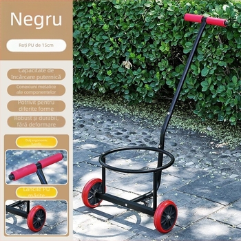 Căruță pliabilă trasă manual, pentru casă și atelier, purtător multifuncțional pentru apă, gunoi și cilindri de gaz