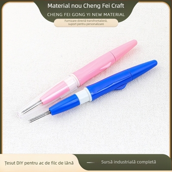 Set ac de felting, ace cu trei capete, unelte DIY pentru handmade, 3 seturi de ace