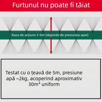 Sistem de irigații pentru gazon cu stropire automată și microaspersor, conductă de apă/furtun; Import: Nu