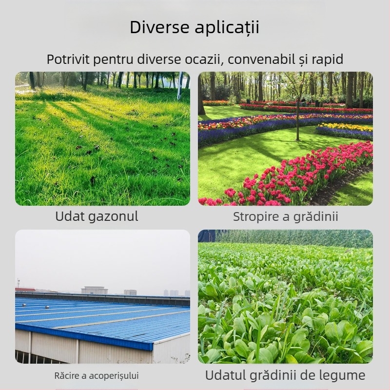 Sistem de irigații pentru gazon cu stropire automată și microaspersor, conductă de apă/furtun; Import: Nu