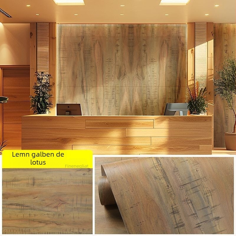 Folie autocolantă cu textură lemn pentru mese și mobilier – decor retro pentru renovare mobilier