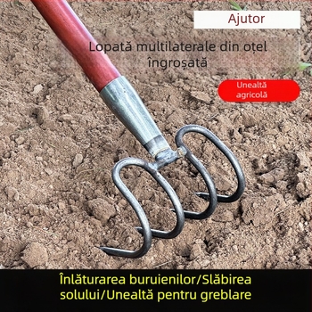 Grebă pentru exterior – afânare a solului cu structură integral din oțel; Brand: Alte; Domeniu de utilizare: Alte
