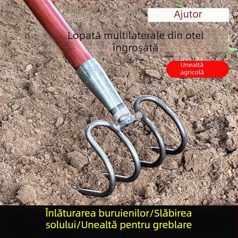 Grebă pentru exterior – afânare a solului cu structură integral din oțel; Brand: Alte; Domeniu de utilizare: Alte