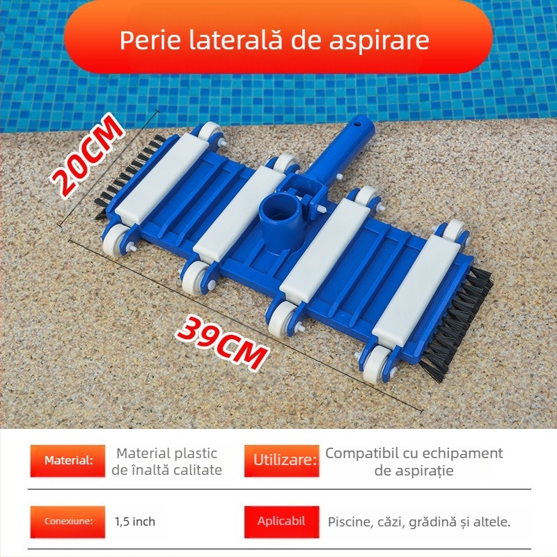 Cap de aspirație pentru piscină, din aliaj de aluminiu, destinat piscinelor gonflabile