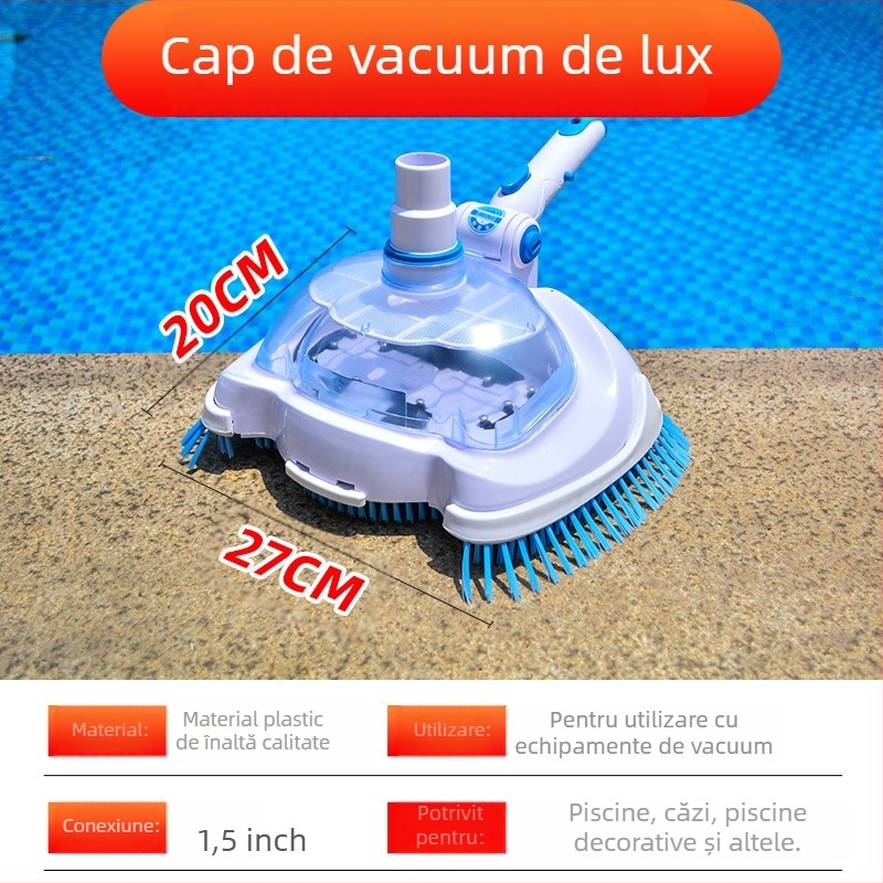 Cap de aspirație pentru piscină, din aliaj de aluminiu, destinat piscinelor gonflabile
