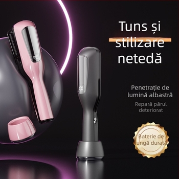 Mașină de tuns păr, reîncărcabilă, baterie încorporată, motor cu perii, lame din oțel inoxidabil, 3,7V/2W, autonomie 1–3 ore