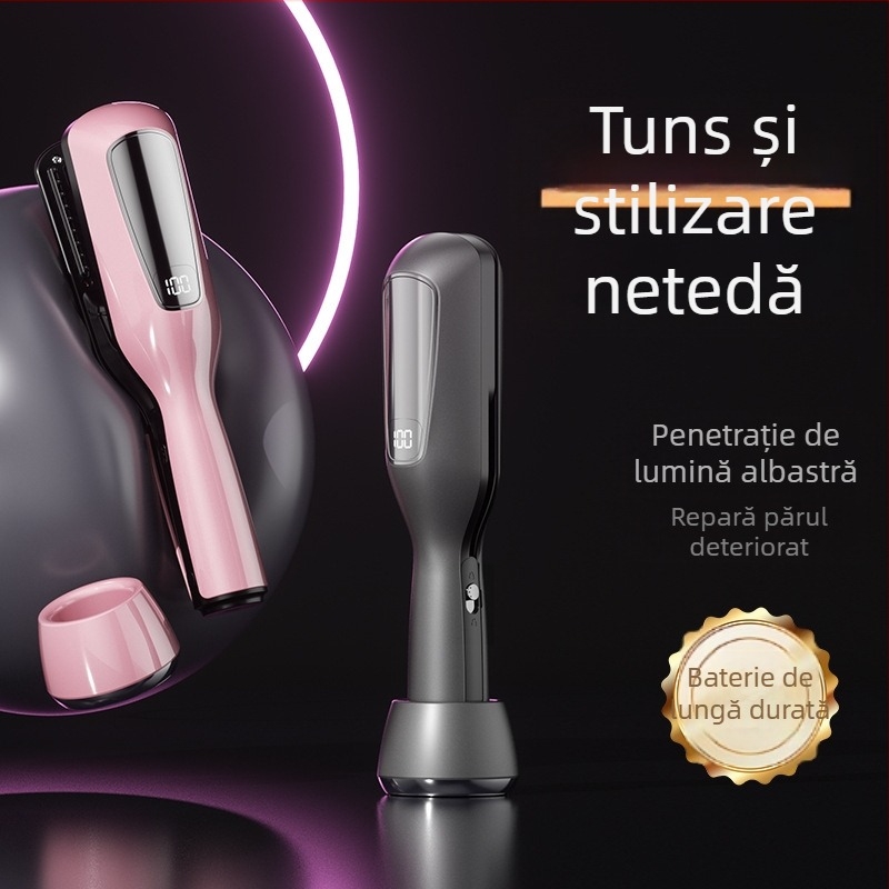 Mașină de tuns păr, reîncărcabilă, baterie încorporată, motor cu perii, lame din oțel inoxidabil, 3,7V/2W, autonomie 1–3 ore