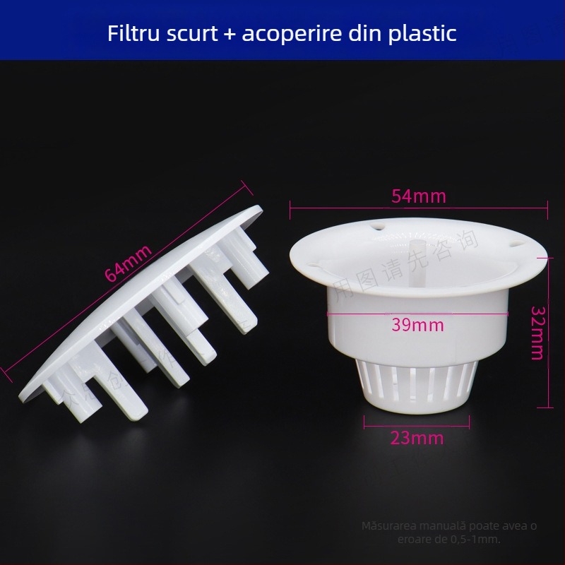 Accesoriu pentru scaunul dentar: capac ceramic, filtru din plastic, vas din sticlă și ventil