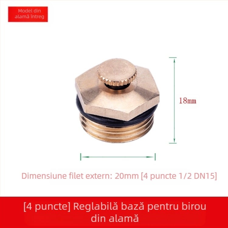 Cap de spray din alamă reglabil, atomizant (Aplicație: Altă; Marcă: Altă)