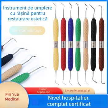 Pinyue kit de restaurare estetică a rășinii dentare cu instrument de modelare cu cap dublu, 146 g/set, pentru adulți