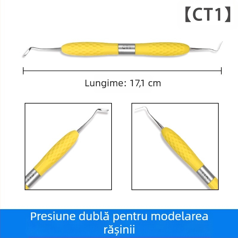 Pinyue kit de restaurare estetică a rășinii dentare cu instrument de modelare cu cap dublu, 146 g/set, pentru adulți