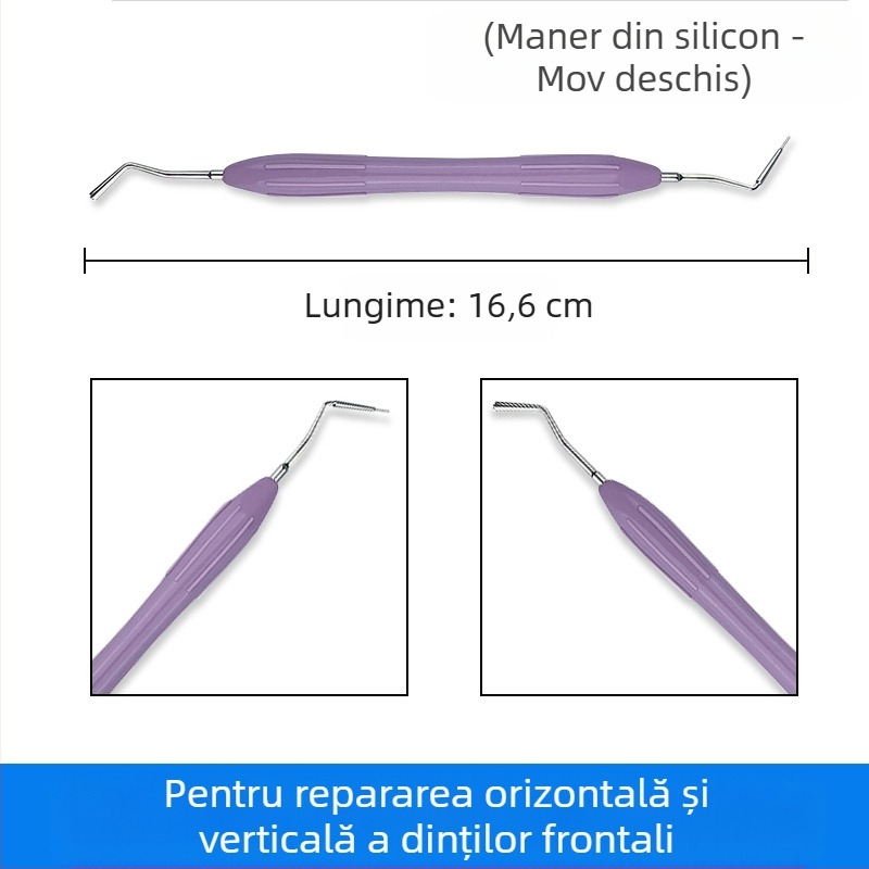 Pinyue kit de restaurare estetică a rășinii dentare cu instrument de modelare cu cap dublu, 146 g/set, pentru adulți