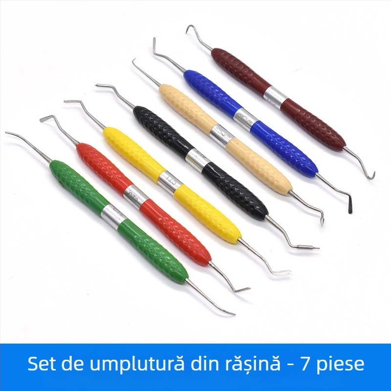 Pinyue kit de restaurare estetică a rășinii dentare cu instrument de modelare cu cap dublu, 146 g/set, pentru adulți