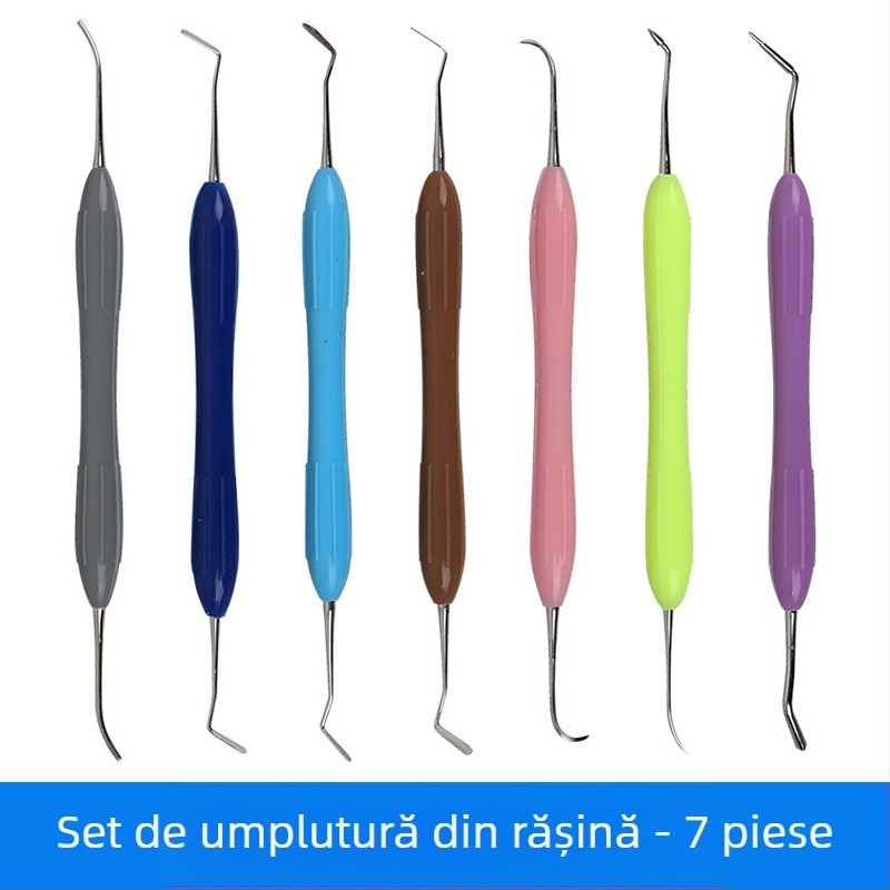 Pinyue kit de restaurare estetică a rășinii dentare cu instrument de modelare cu cap dublu, 146 g/set, pentru adulți