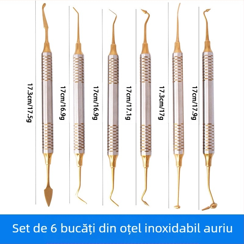 Pinyue kit de restaurare estetică a rășinii dentare cu instrument de modelare cu cap dublu, 146 g/set, pentru adulți