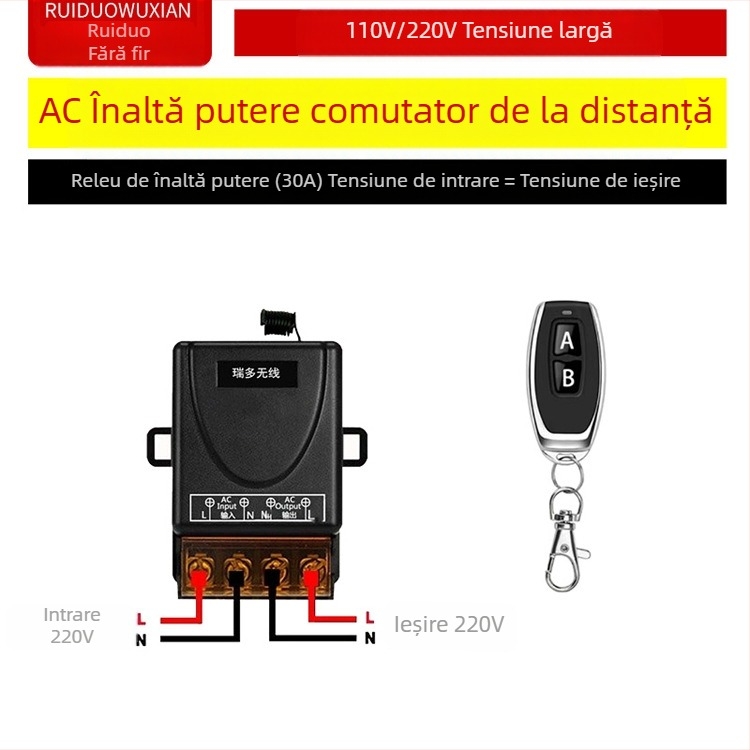 Comutator de control wireless pentru lampă și motor – Ruiduo chuang