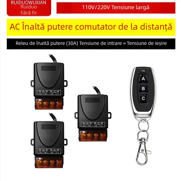 Comutator de control wireless pentru lampă și motor – Ruiduo chuang