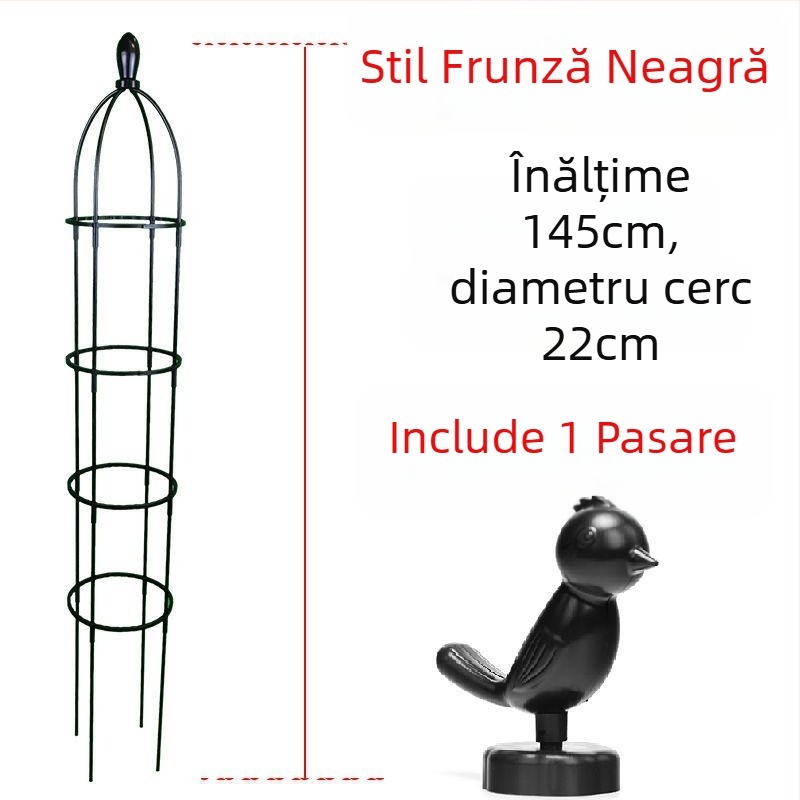 Cadru de cățărare pentru trandafiri și clematis, cadru în formă de umbrelă, suport pentru flori în formă de ciupercă, tijă de susținere pentru plante verzi, pentru exterior (Stil: Pastoral; Temperatură de creștere: Altă; Tipuri de plante: Alte)
