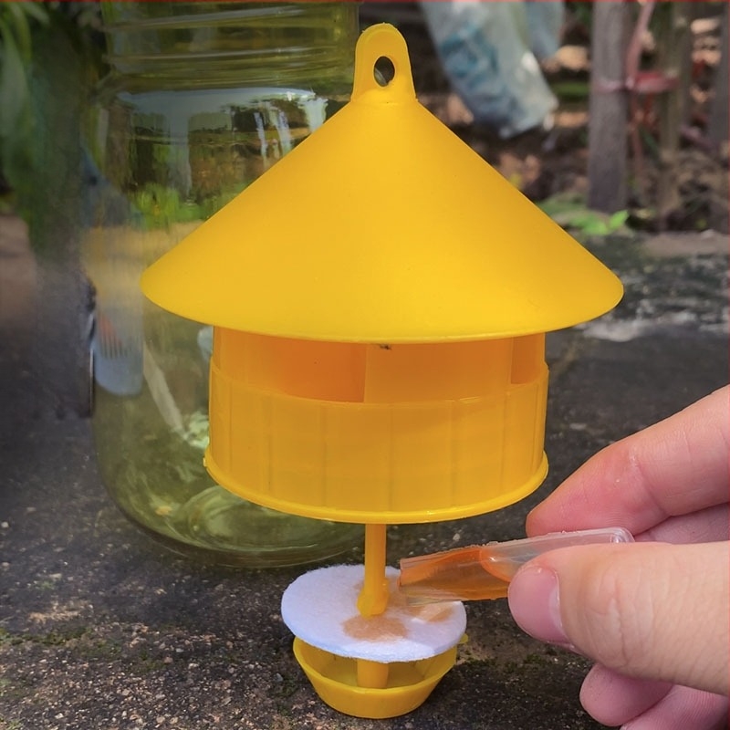 Capcana pentru muște de fructe pentru livezi și culturi legumicole, cu atrăgător și aparat de prindere (Brand: Other; Procesare și personalizare: Nu)