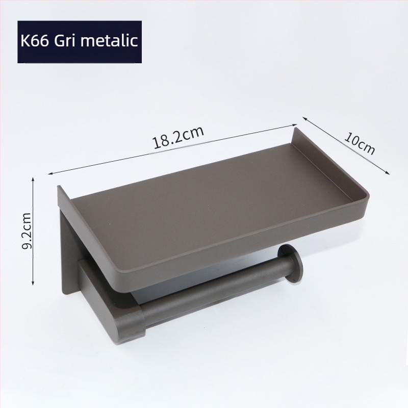 Huanuo suport pentru hârtie igienică din oțel inoxidabil 304, formă pătrată, finisaj oglindă, stil modern minimalist