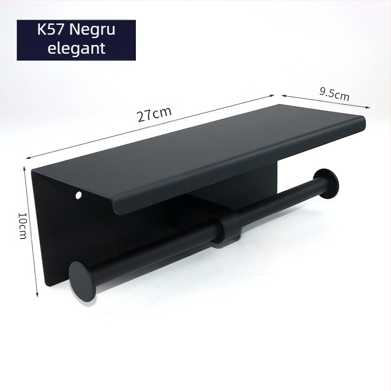 Huanuo suport pentru hârtie igienică din oțel inoxidabil 304, formă pătrată, finisaj oglindă, stil modern minimalist